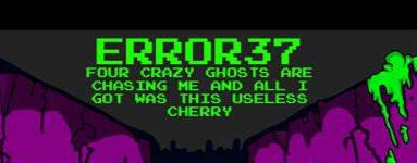 The album cover of Four Crazy Ghosts Are Chasing Me And All I Got Was This Useless Cherry by Error37